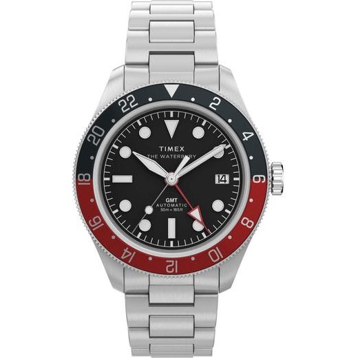 TIMEX WATERBURY HERITAGE AUTOMATIC GMT TW2Y60600UK - TIMEX - ZNAČKY