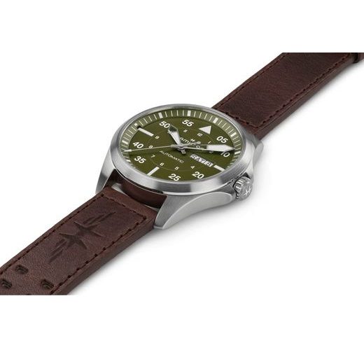 HAMILTON KHAKI AVIATION PILOT DAY DATE AUTO H64635560 - KHAKI AVIATION - ZNAČKY