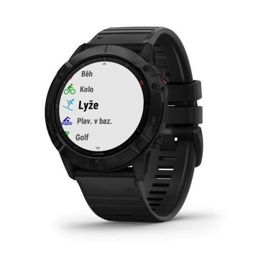 GARMIN FENIX6X PRO GLASS, BLACK/BLACK BAND (MAP/MUSIC) 010-02157-01 - ARCHÍV