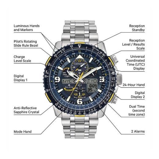 CITIZEN SKYHAWK A-T BLUE ANGELS JY8078-52L - PROMASTER - ZNAČKY