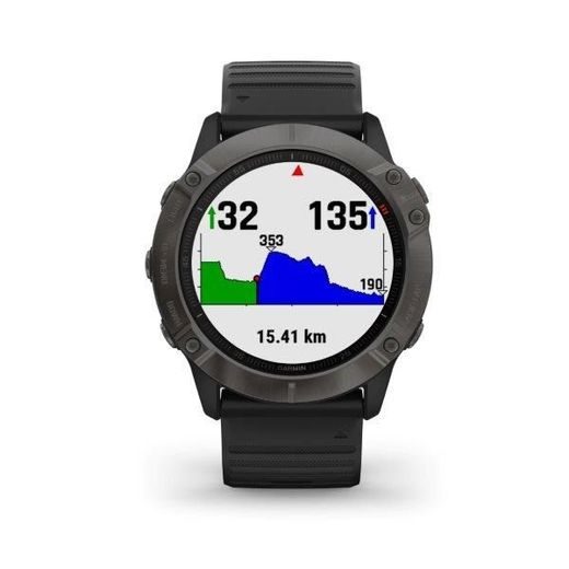 GARMIN FENIX6X PRO SAPPHIRE, GRAYDLC/BLACK BAND (MAP/MUSIC) 010-02157-11 - GARMIN - ZNAČKY