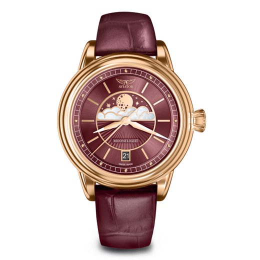 BORDOVÝ KOŽENÝ REMIENOK AVIATOR PRE DOUGLAS MOONFLIGHT V.1.33.2.265.4 - ZLATÁ PRACKA - REMIENKY - OSTATNÉ