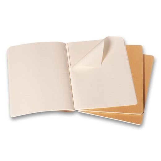 SEŠITY MOLESKINE CAHIER VÝBĚR BAREV, 3KS - MĚKKÉ DESKY - XL, LINKOVANÝ 1331/22392 - DIÁRE A ZÁPISNÍKY - OSTATNÉ