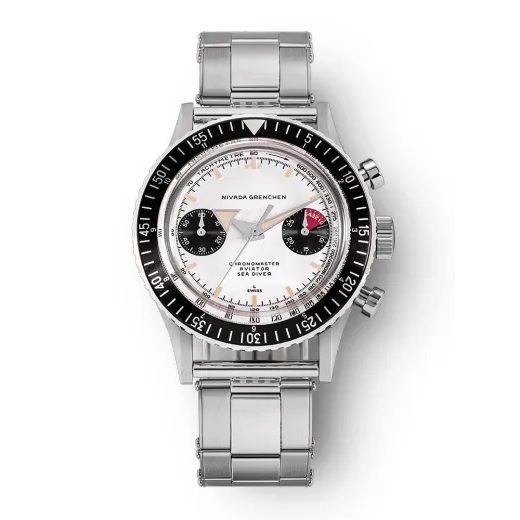 NIVADA GRENCHEN CHRONOMASTER WHITE PANDA MANUAL - CHRONOMASTER - ZNAČKY