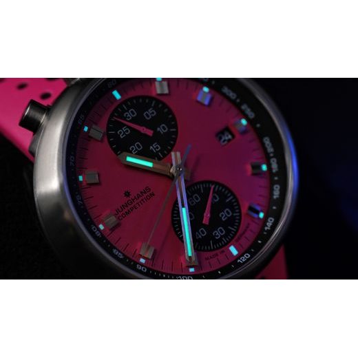 JUNGHANS 1972 COMPETITION PINK AUTOMATIC LIMITED EDITION 27/4406.00 - 1972 - ZNAČKY