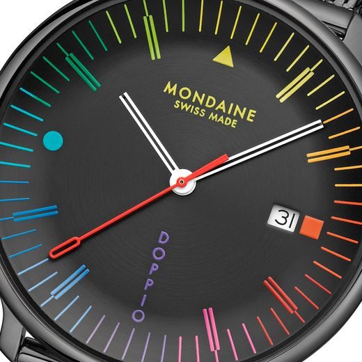 MONDAINE DOPPIO BAUHAUS INSPIRED QUARTZ MLE.41221.SM - DOPPIO - ZNAČKY