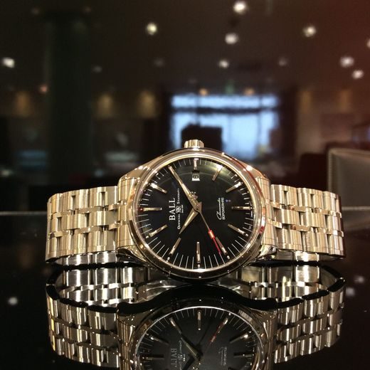 BALL TRAINMASTER MANUFACTURE 80 HOURS COSC NM3280D-S1CJ-BK - BALL - ZNAČKY