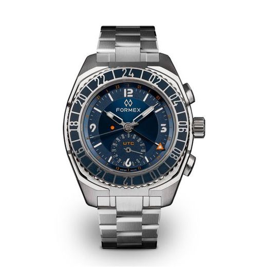 FORMEX STRATOS UTC AUTOMATIC 41MM BLUE STEEL BRACELET 1101.1.6431.111 - STRATOS - ZNAČKY