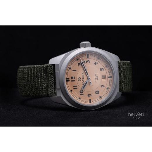 FORMEX FIELD AUTOMATIC GEN 2 GOLDEN HONEY NYLON-VELCRO KHAKI GREEN 0660.1.6585.877 - FIELD AUTOMATIC - ZNAČKY