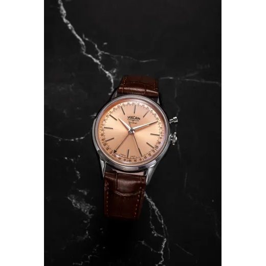 VULCAIN CRICKET PRESIDENT 36 MM - PALE SALMON - CRICKET PRESIDENT - ZNAČKY