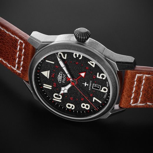 PRIM PILOT DUAL TIME - D W91P.13250.D - AUTOMATIC - ZNAČKY