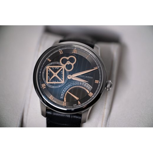 MAURICE LACROIX MASTERPIECE SQUARE WHEEL RETROGRADE MP6058-SS001-310-1 - MASTERPIECE - ZNAČKY