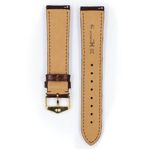 ŘEMÍNEK HIRSCH EARL 2 ALLIGATOR - HNĚDÝ, MAT - REMIENKY - OSTATNÉ