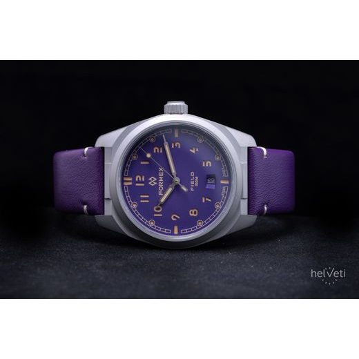 FORMEX FIELD AUTOMATIC ULTRA VIOLET BOLGHERI VIOLET LEATHER STRAP 0660.1.6593.799 - FIELD AUTOMATIC - ZNAČKY