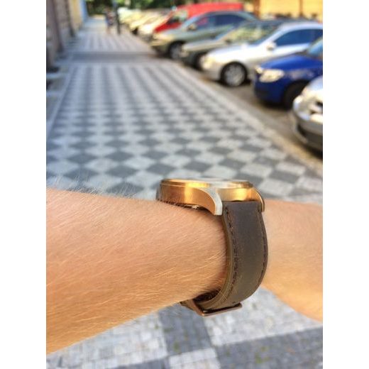 TRASER P67 OFFICER PRO AUTOMATIC BRONZE BROWN KOŽA - HERITAGE - ZNAČKY