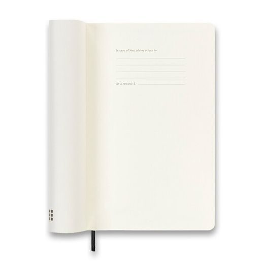 DIÁŘ MOLESKINE 2024 ČERNÝ - MĚSÍČNÍ - MĚKKÉ DESKY - L 1206/5726017 - DIÁRE A ZÁPISNÍKY - OSTATNÉ