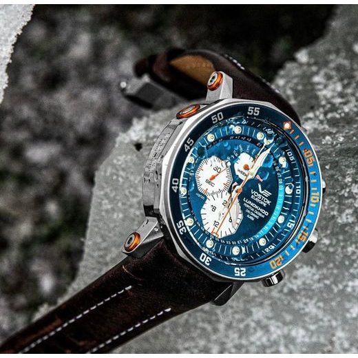 VOSTOK EUROPE LUNOCHOD-2 MULTIFUNCIONAL LINE YM86-620A636 – BIELY GUMOVÝ REMIENOK - LUNOCHOD-2 - ZNAČKY