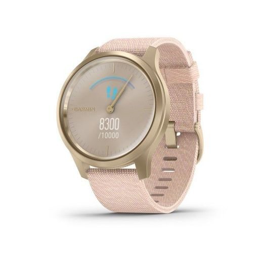 GARMIN VIVOMOVE3 STYLE, LIGHTGOLD/PINKNYLON BAND 010-02240-22 - VIVOMOVE3 STYLE - ZNAČKY