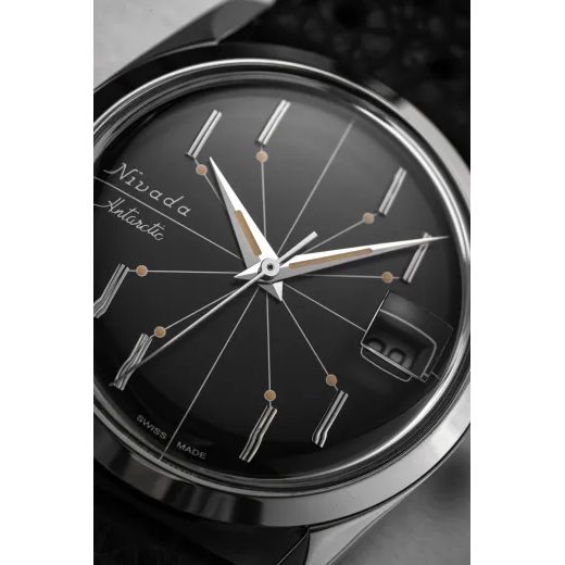 NIVADA GRENCHEN ANTARCTIC SPIDER BLACK 38 MM - ANTARCTIC - ZNAČKY