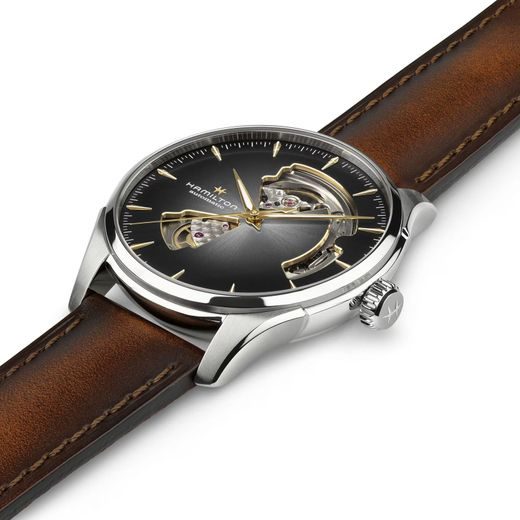 HAMILTON JAZZMASTER OPEN HEART AUTO 40MM H32675581 - JAZZMASTER - ZNAČKY