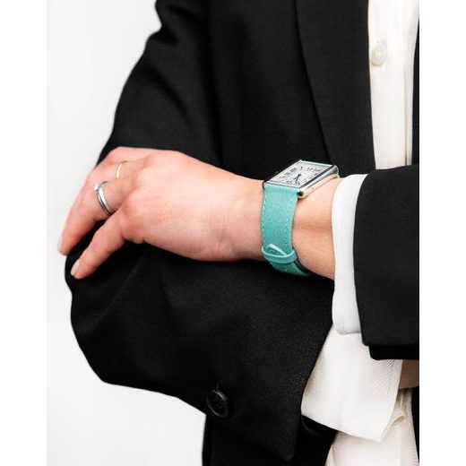 ŘEMÍNEK HIRSCH BOLOGNA - TYRKYSOVÝ - REMIENKY - OSTATNÉ