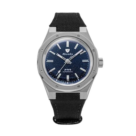 NIVADA GRENCHEN F77 TITANIUM DARK BLUE AVENTURINE - F77 - ZNAČKY