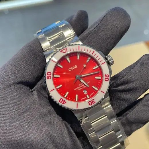 ORIS AQUIS DATE TASTE OF SUMMER 41,5 MM 01 733 7787 4138-07 8 22 04PEB - AQUIS - ZNAČKY