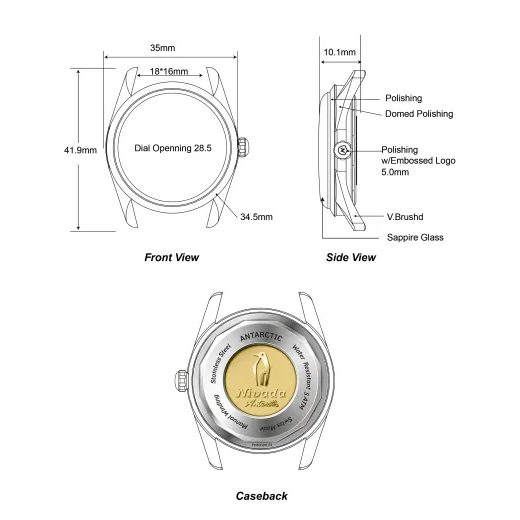NIVADA GRENCHEN ANTARCTIC 35 MM EGGSHELL BEIGE - ANTARCTIC - ZNAČKY