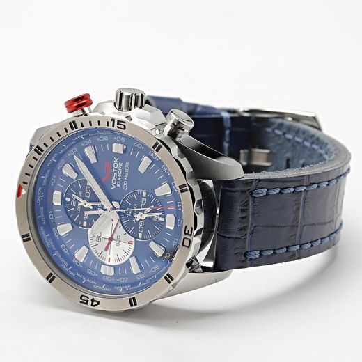 VOSTOK EUROPE ALMAZ MULTIFUNCIONAL LINE YM26-320A652 - ALMAZ SPACE STATION - ZNAČKY