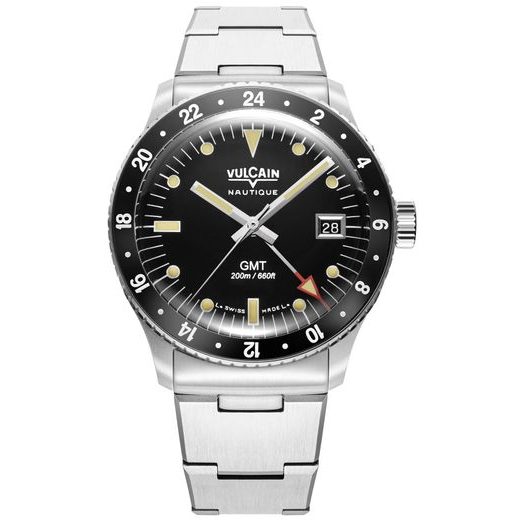 VULCAIN SKINDIVER GMT - BLACK LUMINOVA BEIGE - SKINDIVER NAUTIQUE - ZNAČKY