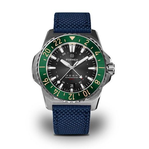 FORMEX REEF GMT AUTOMATIC CHRONOMETER BLACK DIAL WITH RED GMT - REEF - ZNAČKY