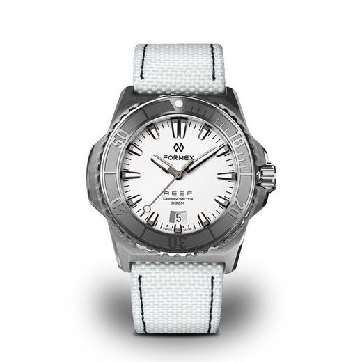 FORMEX REEF 39,5 AUTOMATIC CHRONOMETER WHITE DIAL - REEF - ZNAČKY