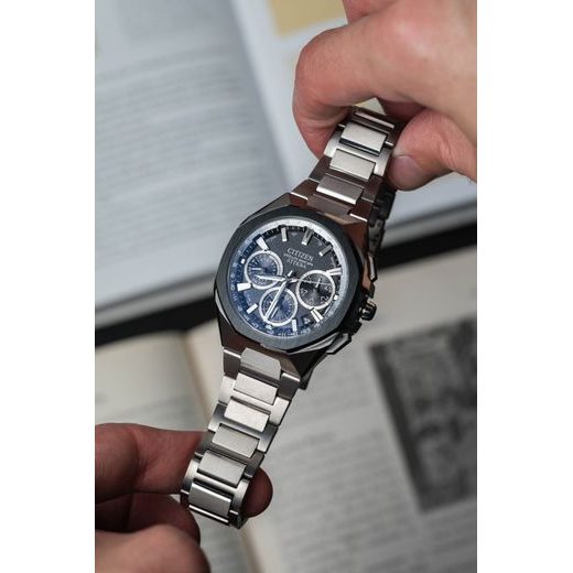 CITIZEN ATTESA SATELIT WAVE GPS CC4104-53E - SUPER TITANIUM - ZNAČKY