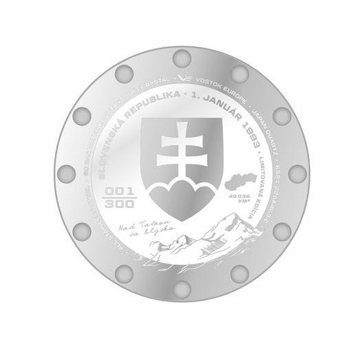 VOSTOK EUROPE LIMITED EDITION SLOVAKIA 6S21-225A463 (KOŽENÝ REMIENOK) - LIMITOVANÉ EDÍCIE - ZNAČKY