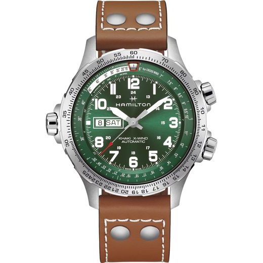 HAMILTON KHAKI AVIATION X-WIND DAY DATE AUTO H77735560 - KHAKI AVIATION - ZNAČKY