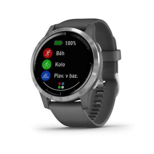 GARMIN VÍVOACTIVE4 SILVER/GRAY BAND 010-02174-03 - ARCHÍV