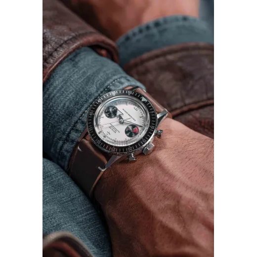 NIVADA GRENCHEN CHRONOMASTER WHITE PANDA MANUAL - CHRONOMASTER - ZNAČKY