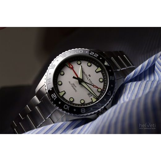 HAMILTON KHAKI NAVY SCUBA AUTOMATIC GMT H82555150 - SCUBA - ZNAČKY