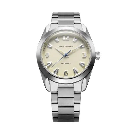 NIVADA GRENCHEN ANTARCTIC 38 MM - EGGSHELL BEIGE LUMINOVA - ANTARCTIC - ZNAČKY