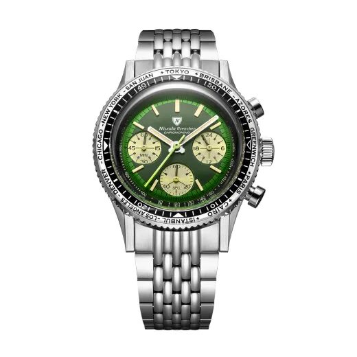 NIVADA GRENCHEN CHRONOKING RACING GREEN – INTER. BEZEL - CHRONOMASTER - ZNAČKY