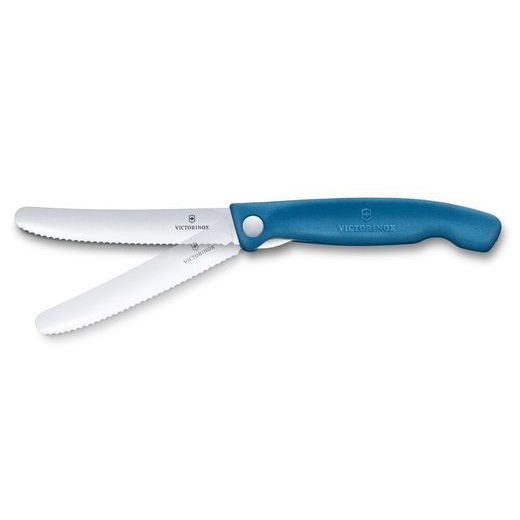 PIKNIKOVÝ NÔŽ VICTORINOX SWISS CLASSIC WAVY 11 CM MODRÝ 6.7832.FC1 - VRECKOVÉ NOŽE - OSTATNÉ