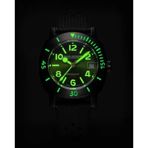 ČÍSLICE NIVADA GRENCHEN DEPTHMASTER - BLACK AND GREEN - DEPTHMASTER - ZNAČKY