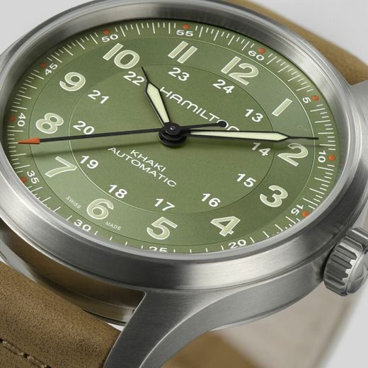 HAMILTON KHAKI FIELD TITANIUM AUTO H70545560 - KHAKI FIELD - ZNAČKY