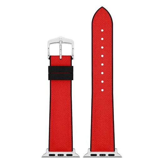ŘEMÍNEK HIRSCH ARNE PRO APPLE WATCH - ČERVENÝ - REMIENKY - OSTATNÉ
