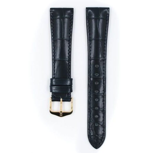 ŘEMÍNEK HIRSCH LONDON 1 ALLIGATOR - MODRÝ, MAT - REMIENKY - OSTATNÉ