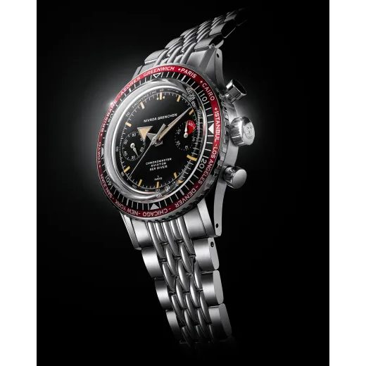 NIVADA GRENCHEN CHRONOMASTER BROAD ARROW - INTER. BEZEL - MANUAL - CHRONOMASTER - ZNAČKY