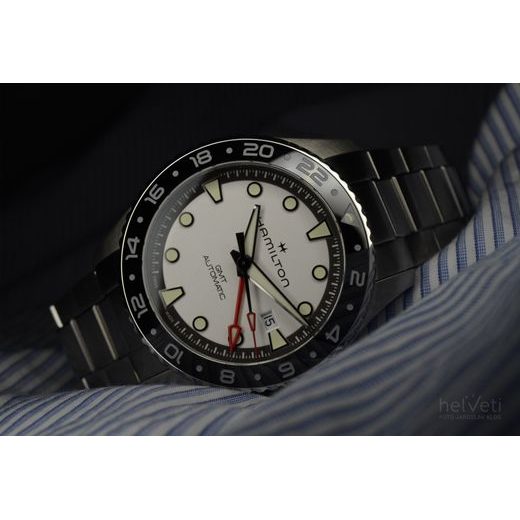 HAMILTON KHAKI NAVY SCUBA AUTOMATIC GMT H82555150 - SCUBA - ZNAČKY