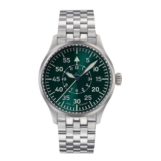 LACO FLIEGER KARLSRUHE PRO GRÜN 37 HANDWINDING - FLIEGER PRO - ZNAČKY