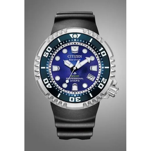 CITIZEN PROMASTER PROFESSIONAL DIVER 300 ECO-DRIVE UNITE WITH BLUE LIMITED EDITION BN1025-08L - PROMASTER - ZNAČKY