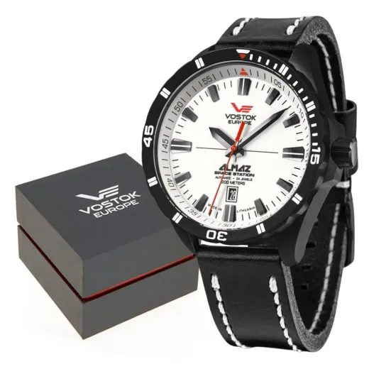 VOSTOK EUROPE ALMAZ AUTOMATIC LINE NH35-320C680 - ALMAZ SPACE STATION - ZNAČKY